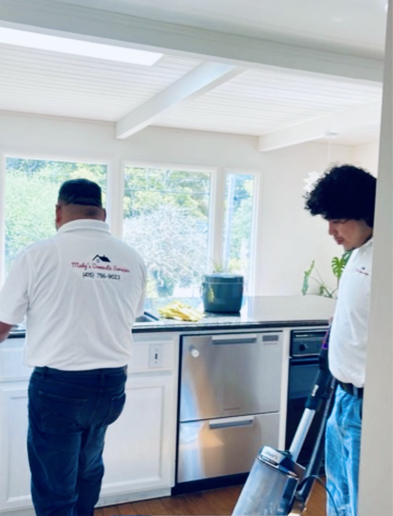 Before and after deep cleaning example